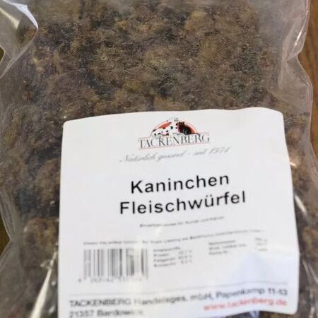 Kaninchen Fleischwürfel